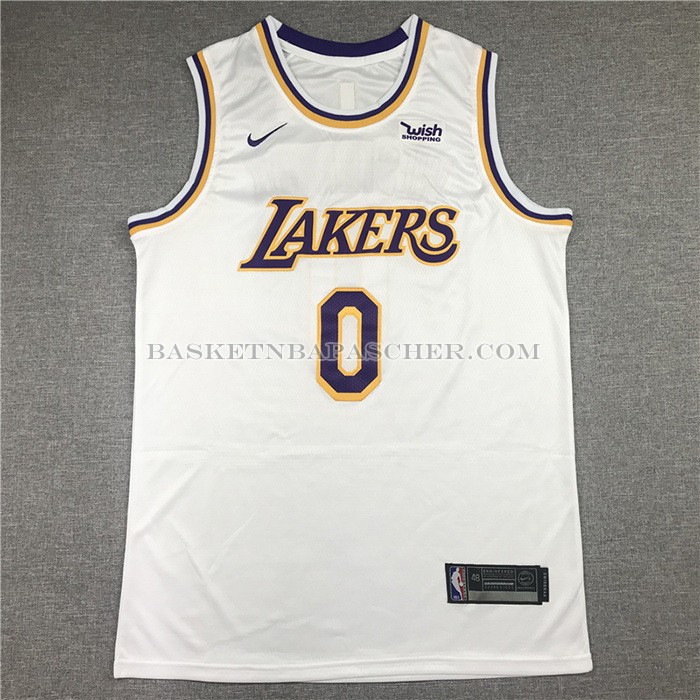 Maillot Los Angeles Lakers Russell Westbrook NO 0 Association 2021 Blanc